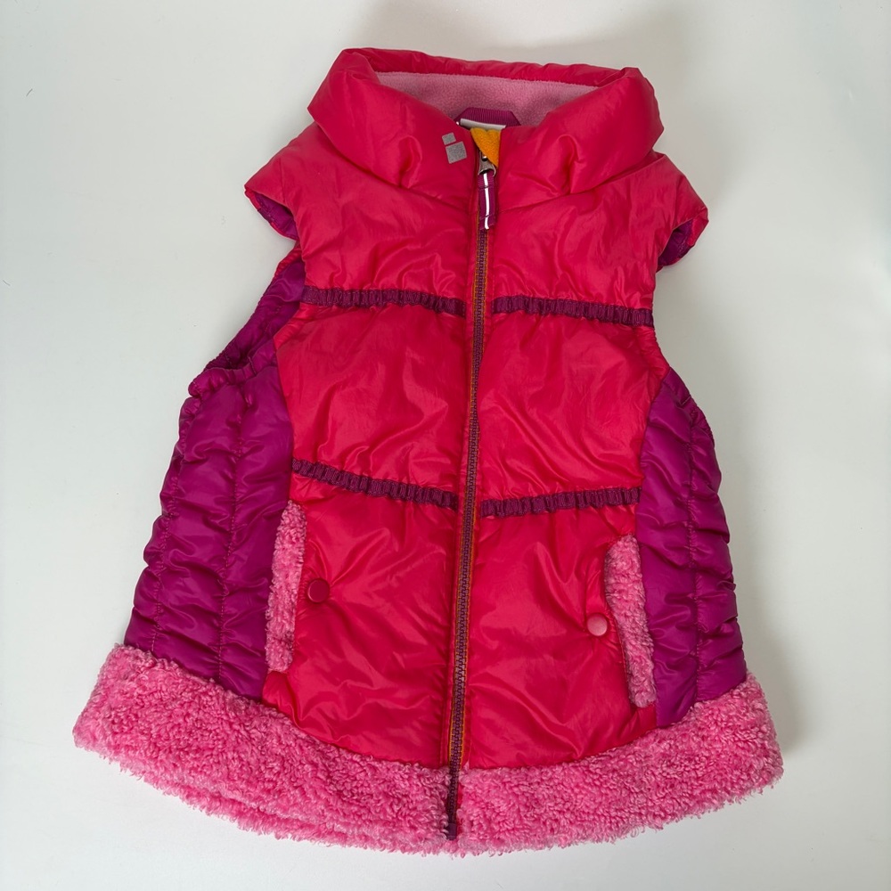 Obermeyer Puffy Winter‎ Ski Vest Can Can Toddler Little Girls 5